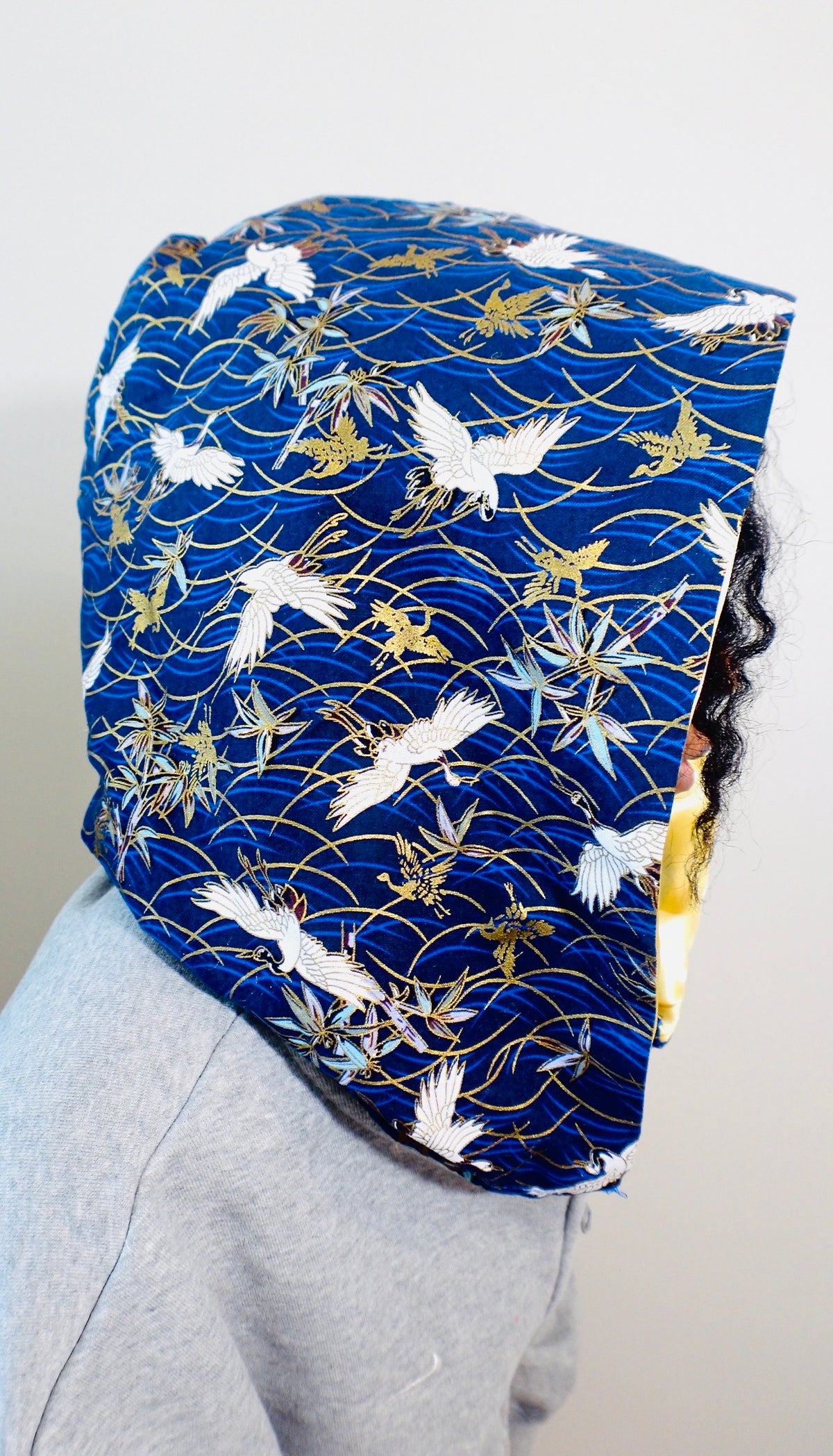Cotton Print Satin Lined Hood
