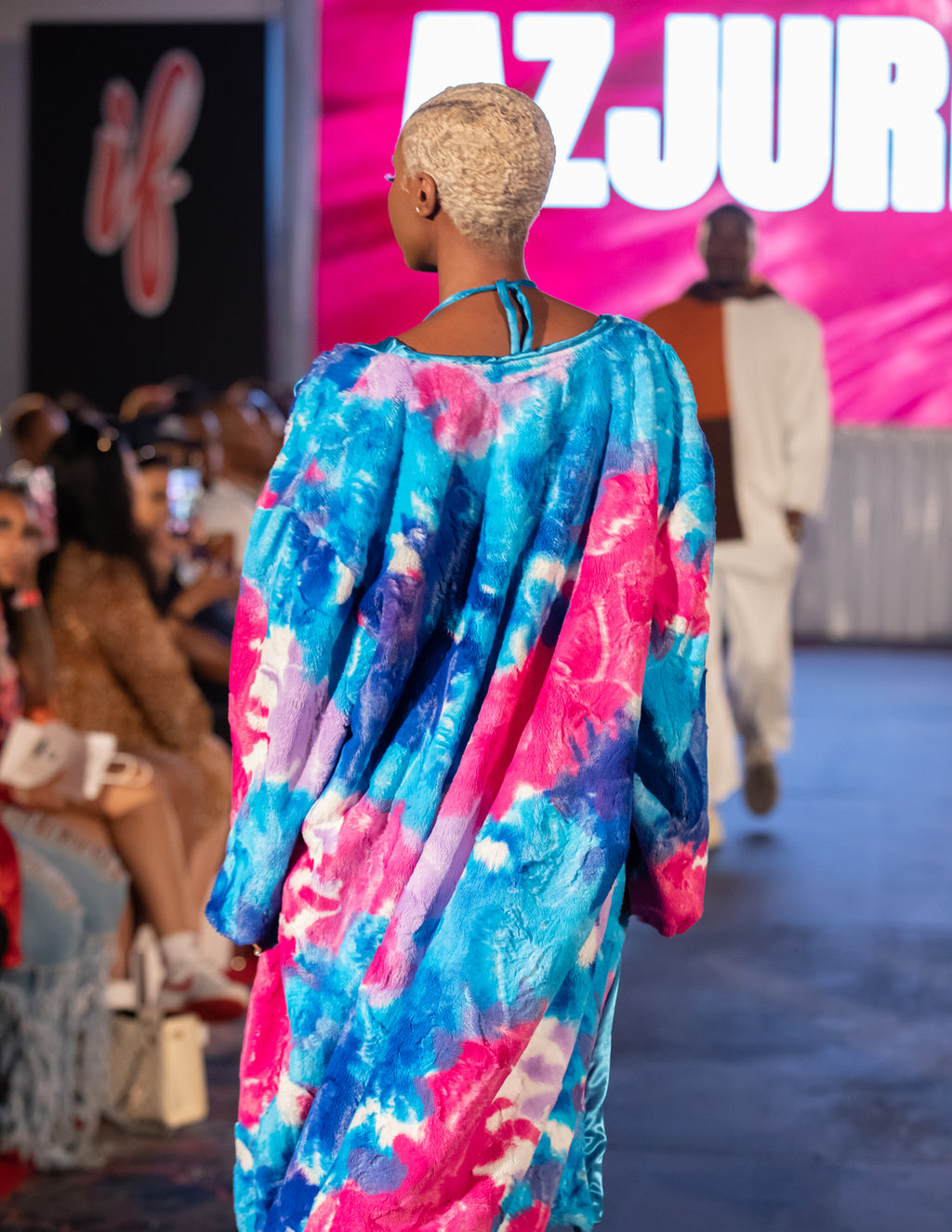 Satin Lined Faux Fur Trench Coat