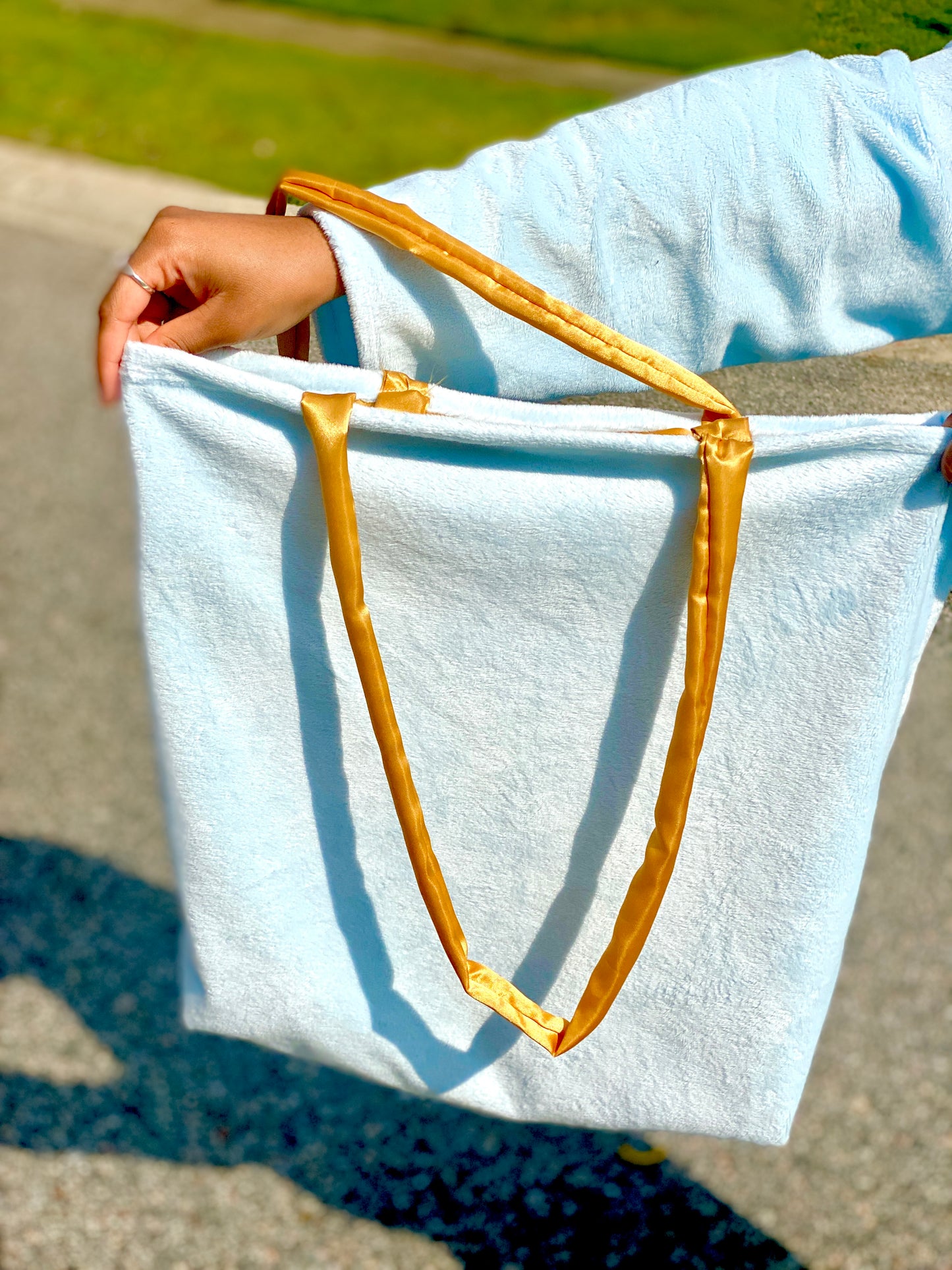 Satin Lined Tote Bag